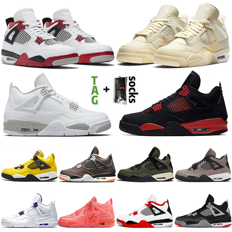 Jordan4s Retro Taupe Haze Women Mens Air Jordan Jumpman 4 Basketball Shoes Travis University Blue Sail Fire Red White Oreo Thunder Off Train, White;red
Jordan4s Retro Taupe Haze Women Mens Air Jordan Jumpman 4 Basketball Shoes Travis University Blue Sail Fire Red White Oreo Thunder Off Train, White;red
