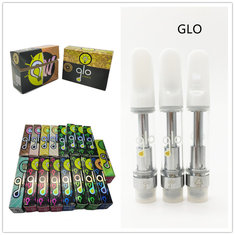 GLO Extracts Carts cigarette électronique 0.8ml 1ml empty vape pen cartridges Packaging Ceramic Coil Black Box Packing 510 Vaporizer Kit
GLO Extracts Carts cigarette électronique 0.8ml 1ml empty vape pen cartridges Packaging Ceramic Coil Black Box Packing 510 Vaporizer Kit