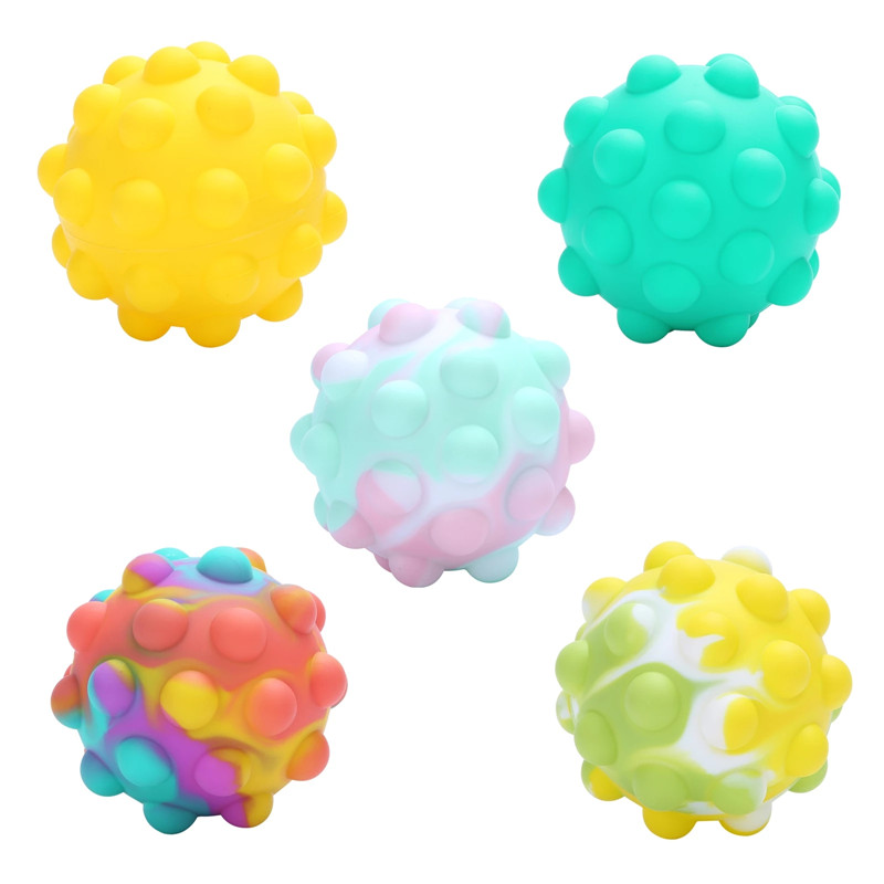Party Favor Fidget Toys Antistress Rainbow Ball Popper It Decompression Squeeze 3D Elastic Balls Simple Game Sensory Toy for Autism Adhd Squishy Christmas Gift
Party Favor Fidget Toys Antistress Rainbow Ball Popper It Decompression Squeeze 3D Elastic Balls Simple Game Sensory Toy for Autism Adhd Squishy Christmas Gift