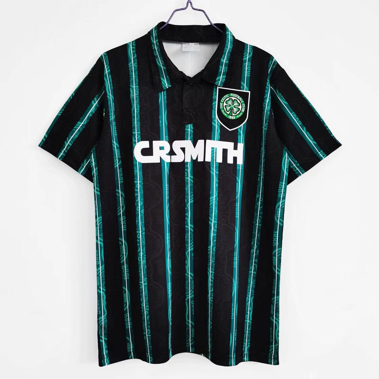 Celtic away 1992-1993 retro soccer jersey 1992-93 football shirt Top Thai version with the quality jerseys Size S-2XL, Black
Celtic away 1992-1993 retro soccer jersey 1992-93 football shirt Top Thai version with the quality jerseys Size S-2XL, Black