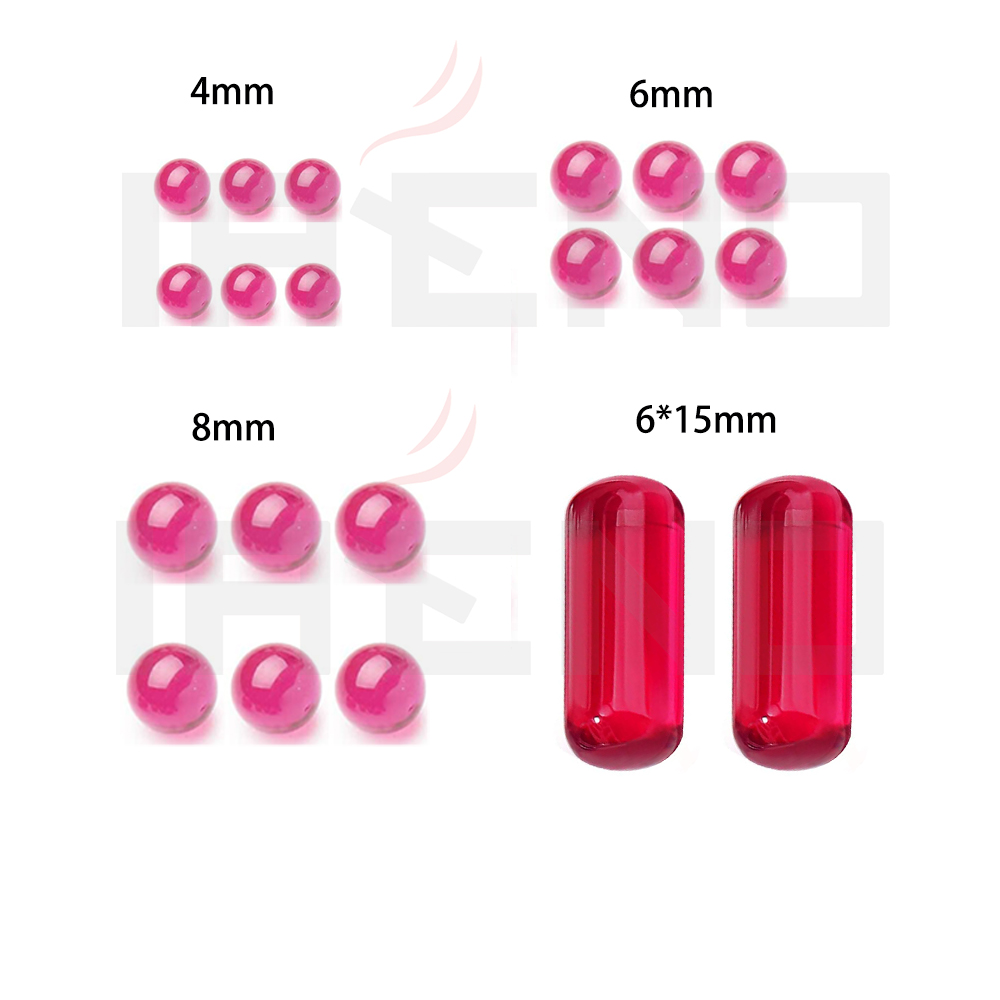 IRENO 4mm 6mm 8mm Ruby Terp Pearl dab beads 6*15 pills insert for 25mm 30mm slurper Quartz Banger Nails smoking accessories
IRENO 4mm 6mm 8mm Ruby Terp Pearl dab beads 6*15 pills insert for 25mm 30mm slurper Quartz Banger Nails smoking accessories