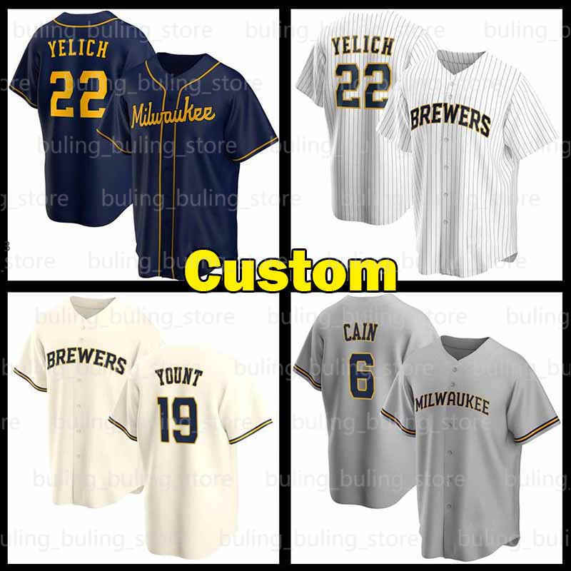 Brewers Jersey 22 Christian Yelich Milwaukee 16 Kolten Wong Custom 6 Lorenzo Cain 8 Ryan Braun 19 Robin Yount Josh Hader Keston Hiura, 2020 custom cool base(niangjiuren)
Brewers Jersey 22 Christian Yelich Milwaukee 16 Kolten Wong Custom 6 Lorenzo Cain 8 Ryan Braun 19 Robin Yount Josh Hader Keston Hiura, 2020 custom cool base(niangjiuren)