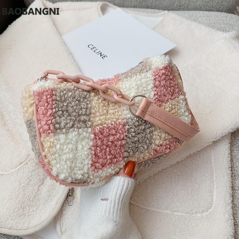 Autumn Winter Fashion Chain Female Square Tote Bag Quality Woolen Women's Designer Handbag Ladies Underarm Shoulder Bags Cross Body, Black
Autumn Winter Fashion Chain Female Square Tote Bag Quality Woolen Women's Designer Handbag Ladies Underarm Shoulder Bags Cross Body, Black