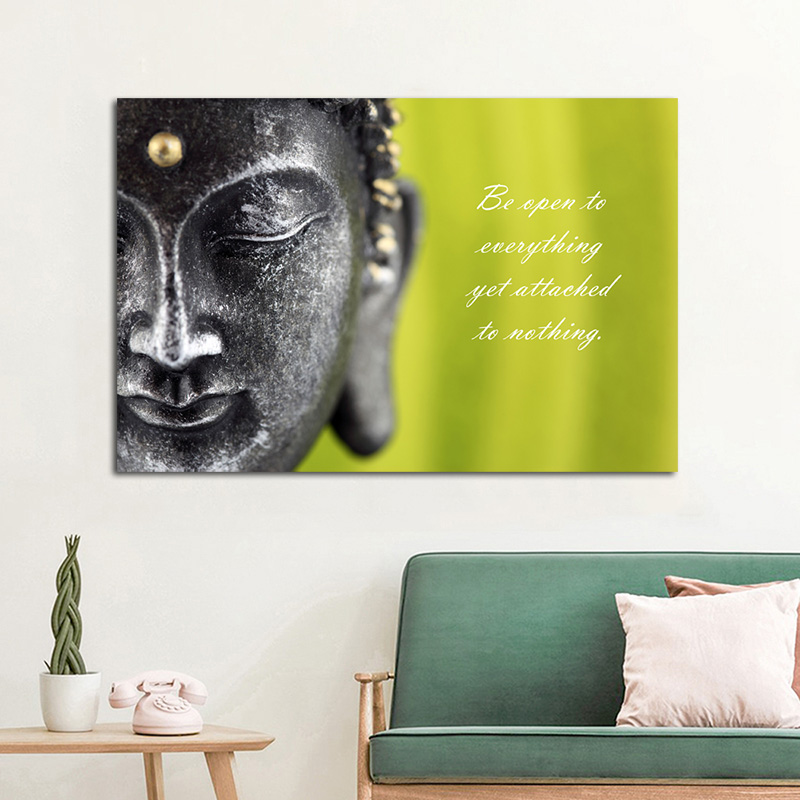Buddha Inspirational Quotes Canvas Painting Wall Art Pictures For Living Room Study Posters And Prints Home Decor