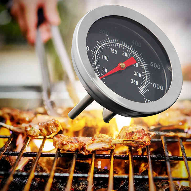 New Bbq Grill Thermometer Temp Gauge Outdoor Barbecue Campsite Food Cook Tool