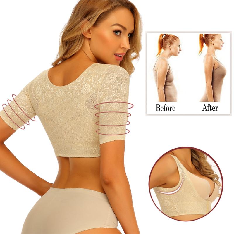Women' Shapers Women Seamless Arm Shaper Chest Lifter Corrective Underwear Invisible Slimming Shapewear Body Slimmer Modeling Tops Corset, Black sleeves
Women' Shapers Women Seamless Arm Shaper Chest Lifter Corrective Underwear Invisible Slimming Shapewear Body Slimmer Modeling Tops Corset, Black sleeves