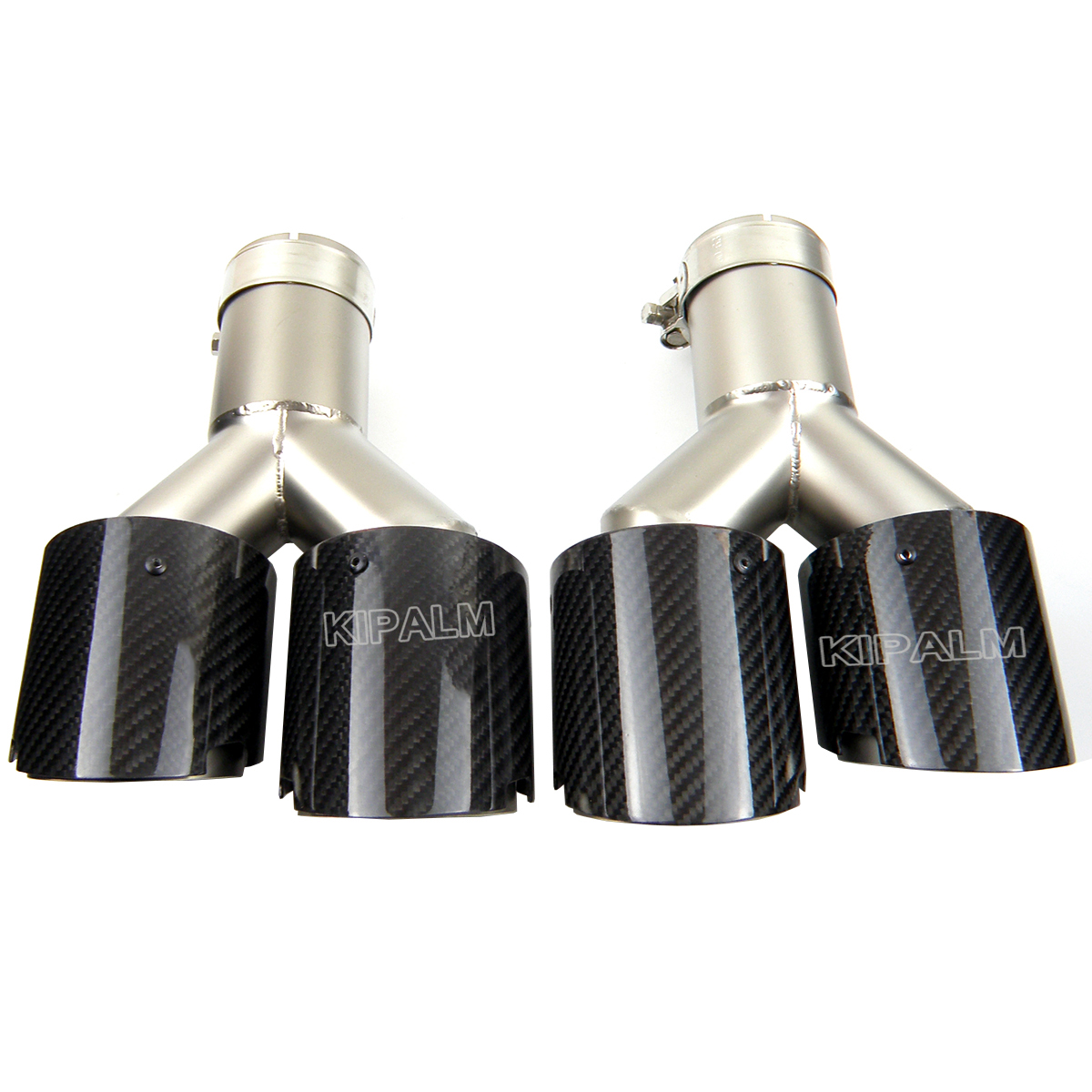 Kipalm four slot Glossy Carbon Fiber muffler Stainless Steel Universal Auto Car Exhaust Tip Double End Pipe for BMW BENZ
Kipalm four slot Glossy Carbon Fiber muffler Stainless Steel Universal Auto Car Exhaust Tip Double End Pipe for BMW BENZ