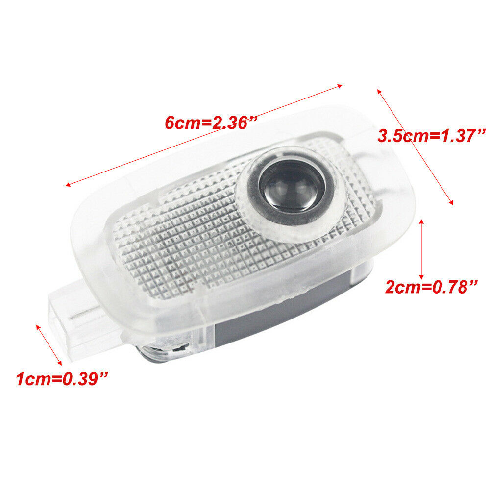 2PCS Led Car Door Lights Logo Door Courtesy LED Projector Ghost Laser for S W221 W447 C216 W216