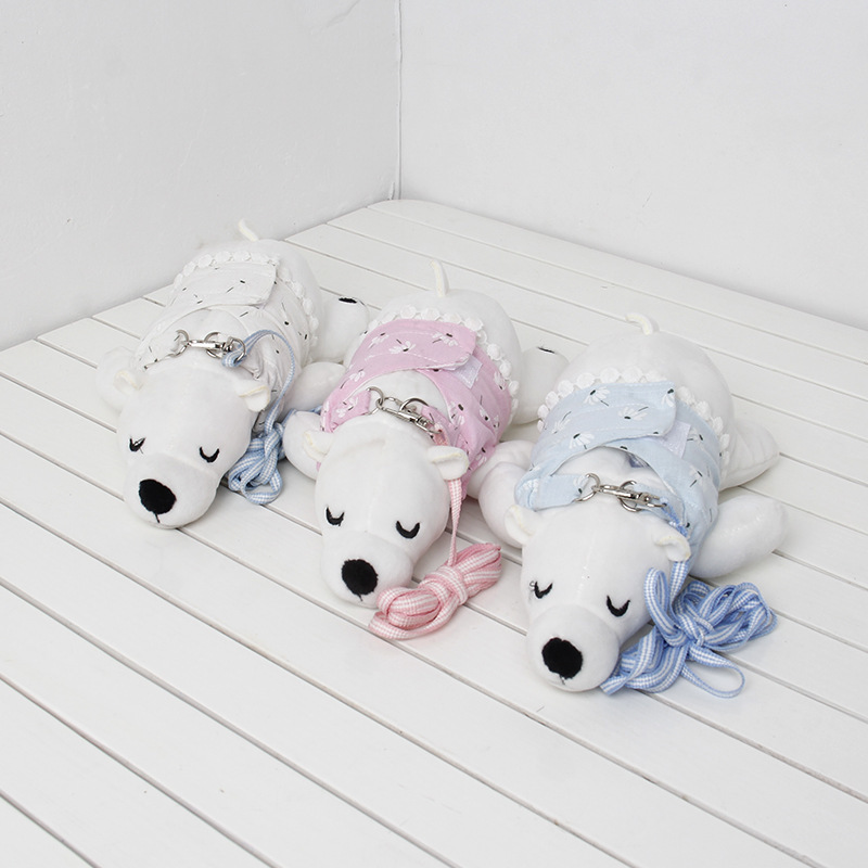 Ferrets Guinea Pig Vest Hoodie Small Pet Clothes Outdoor Traction Leash Rope Rabbit Harness Leash Set Hamster Mouse Costume