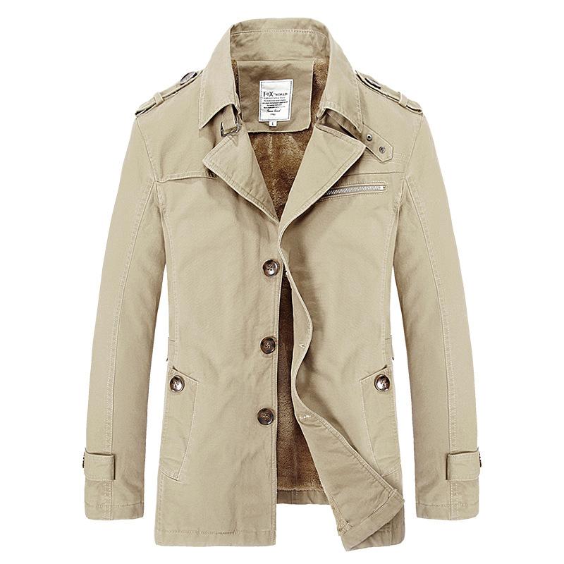Autumn And Winter 2021 Men's Thickened Casual Jacket Versatile Coat Washing Windbreaker Cotton Padded Trench Coats, See chart
Autumn And Winter 2021 Men's Thickened Casual Jacket Versatile Coat Washing Windbreaker Cotton Padded Trench Coats, See chart