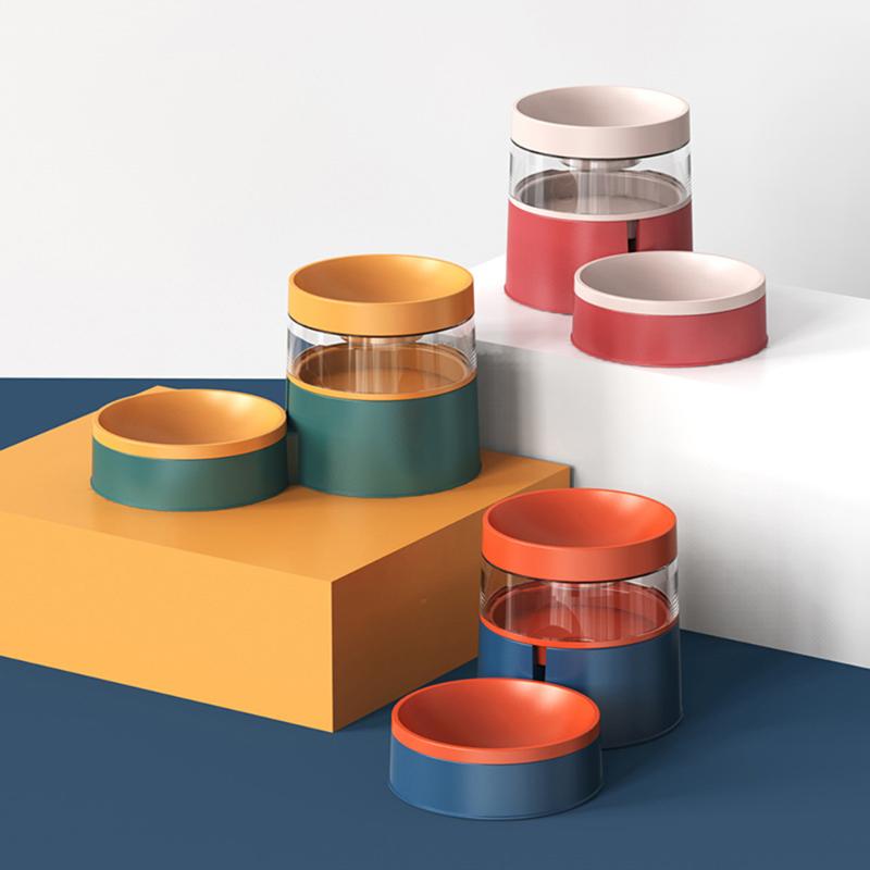 Cat Bowls & Feeders Pet Automatic Feeder Washable Large Capacity Flowing 2 In 1 Design Water Dispenser Disassemble Feeding Drinking Bowl
Cat Bowls & Feeders Pet Automatic Feeder Washable Large Capacity Flowing 2 In 1 Design Water Dispenser Disassemble Feeding Drinking Bowl