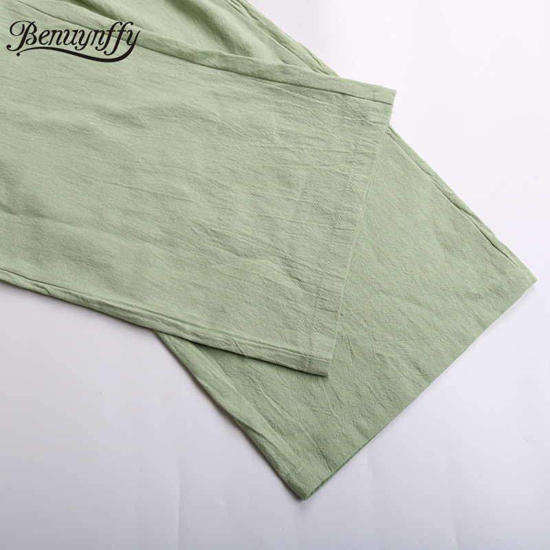 Solid Button Front Frill Trim Tube Jumpsuits with Belt Summer Women Casual High Waist Sleeveless Capris Jumpsuit 210510