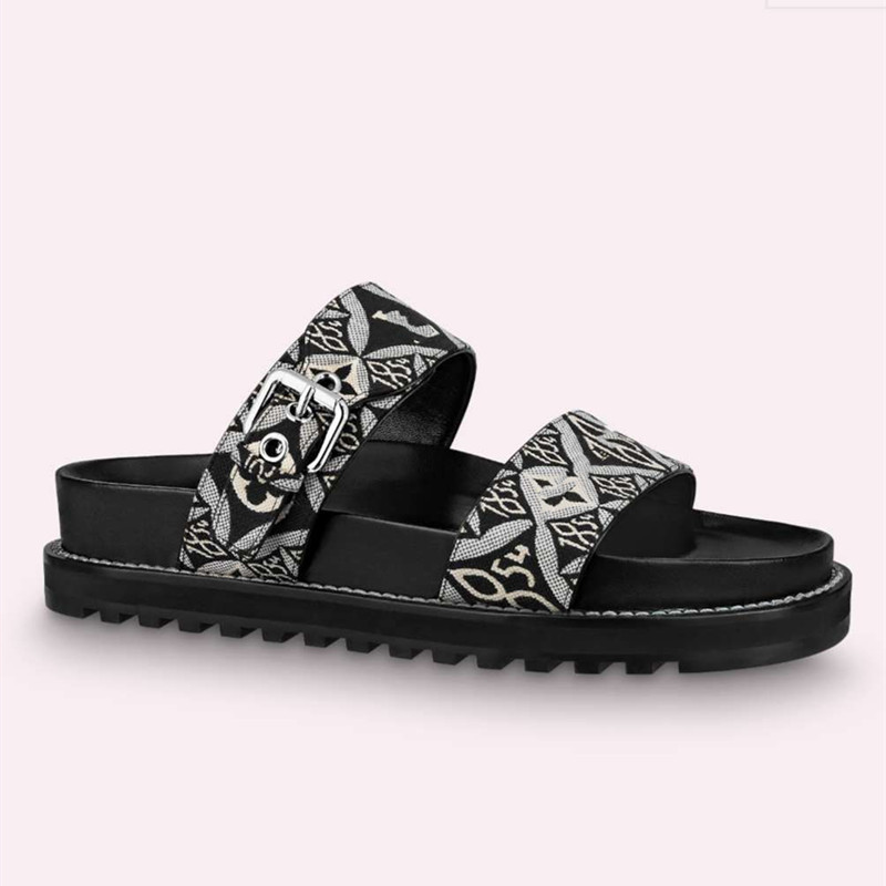 2021Luxury women's beach sandals designer print summer flat shoes fashion high end leather sole classic color 35-41, Black
2021Luxury women's beach sandals designer print summer flat shoes fashion high end leather sole classic color 35-41, Black