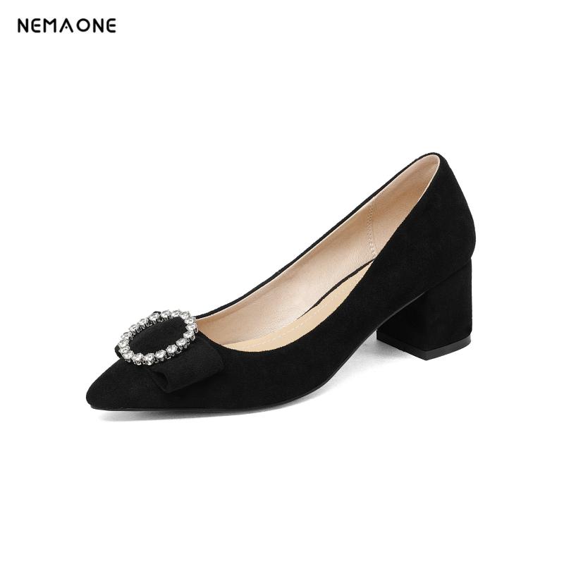 2021 Microfiber Women Pumps Fashion High Heels Pointed Toe Shoes Woman Dress Office Ladies Size, Black
2021 Microfiber Women Pumps Fashion High Heels Pointed Toe Shoes Woman Dress Office Ladies Size, Black