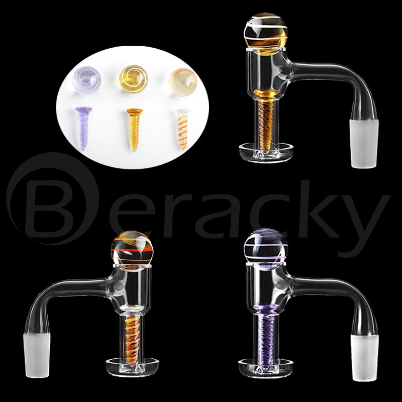 Smoking US Grade Weld Beveled Edge Terp Slurpers Quartz Banger With 20mmOD Glass Marbles & Screw For Water Bongs Pipes Dab Rigs
Smoking US Grade Weld Beveled Edge Terp Slurpers Quartz Banger With 20mmOD Glass Marbles & Screw For Water Bongs Pipes Dab Rigs