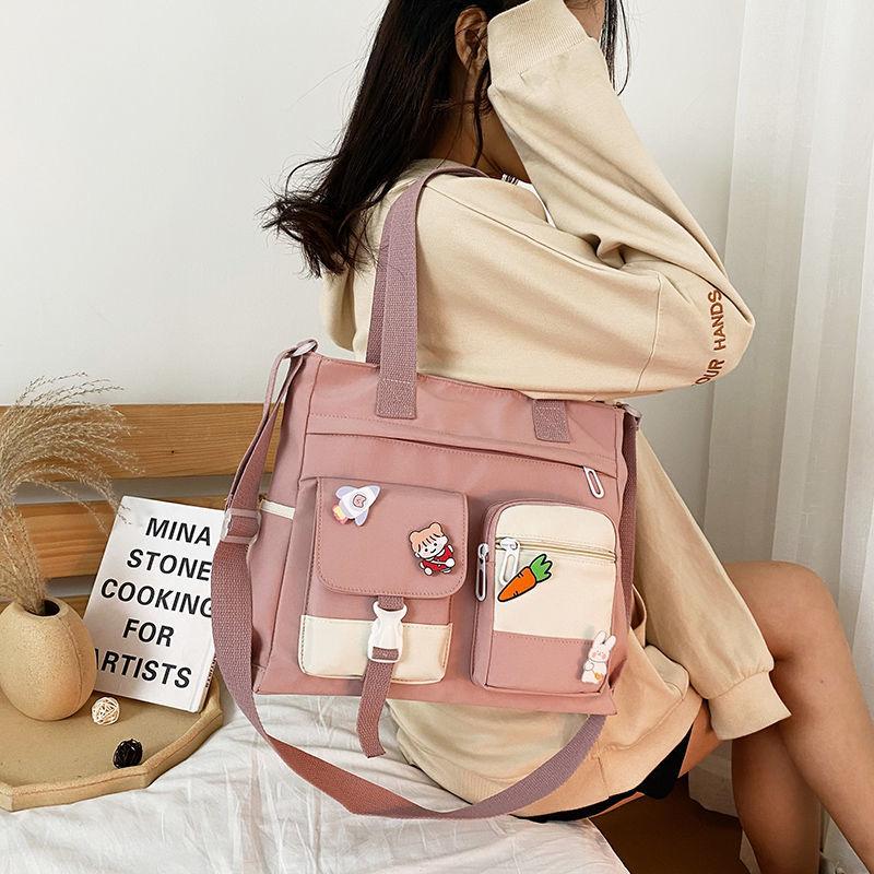 School Bags Women Small Cute Backpack Female Student College Schoolbag Girl Badge Book Kawaii Ladies Fashion Shoulder Satchels, Pink 
School Bags Women Small Cute Backpack Female Student College Schoolbag Girl Badge Book Kawaii Ladies Fashion Shoulder Satchels, Pink