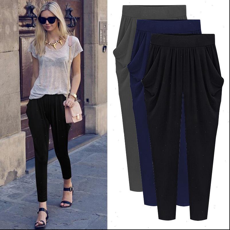 women pants 5xl 6xl 7xl 8xl plus size autumn casual woman trousers pleated strechy harem pantalon femmes calca feminina, Black;white
women pants 5xl 6xl 7xl 8xl plus size autumn casual woman trousers pleated strechy harem pantalon femmes calca feminina, Black;white