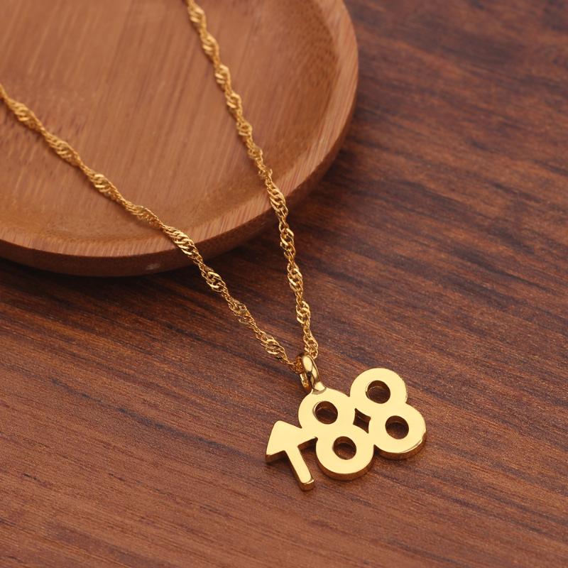 Pendant Necklaces 2021 Tide Necklace 88 Rising Men Women Stainless Steel Chain Christmas Halloween Hip Hop Gift Jewelr
Pendant Necklaces 2021 Tide Necklace 88 Rising Men Women Stainless Steel Chain Christmas Halloween Hip Hop Gift Jewelr