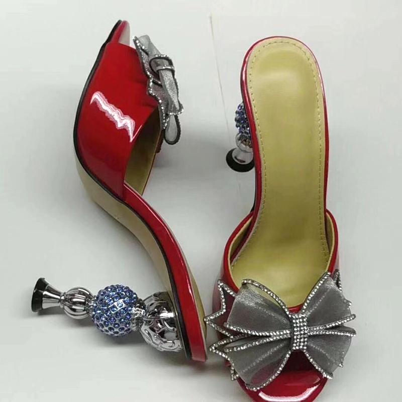 Real Suede Leather Red Gemstone Mirror Heel Beading Mules Gold Crystal Bowtie Formal Dress Shoes Plus Size Women Slippers Sandals, Black
Real Suede Leather Red Gemstone Mirror Heel Beading Mules Gold Crystal Bowtie Formal Dress Shoes Plus Size Women Slippers Sandals, Black