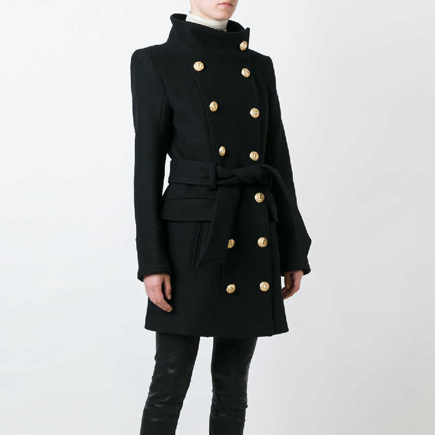 HIGH QUALITY Fashion Fall Winter Designer Coat Women's Double Breasted Lion Buttons Wool Overcoat 210526, Beige
HIGH QUALITY Fashion Fall Winter Designer Coat Women's Double Breasted Lion Buttons Wool Overcoat 210526, Beige