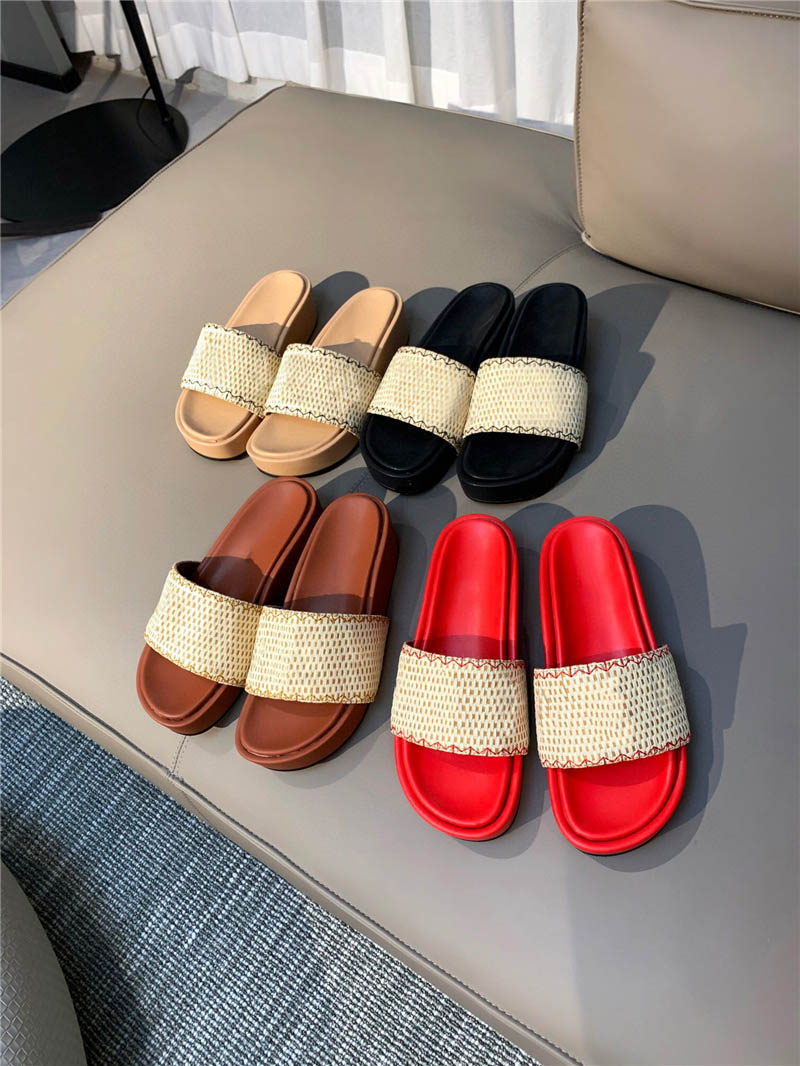 2021 women designer slippers platform womens slides thick bottom fashion luxury letter lady slide straw sandal High heel beach Flip Flops Summer size34-42, Extra box
2021 women designer slippers platform womens slides thick bottom fashion luxury letter lady slide straw sandal High heel beach Flip Flops Summer size34-42, Extra box
