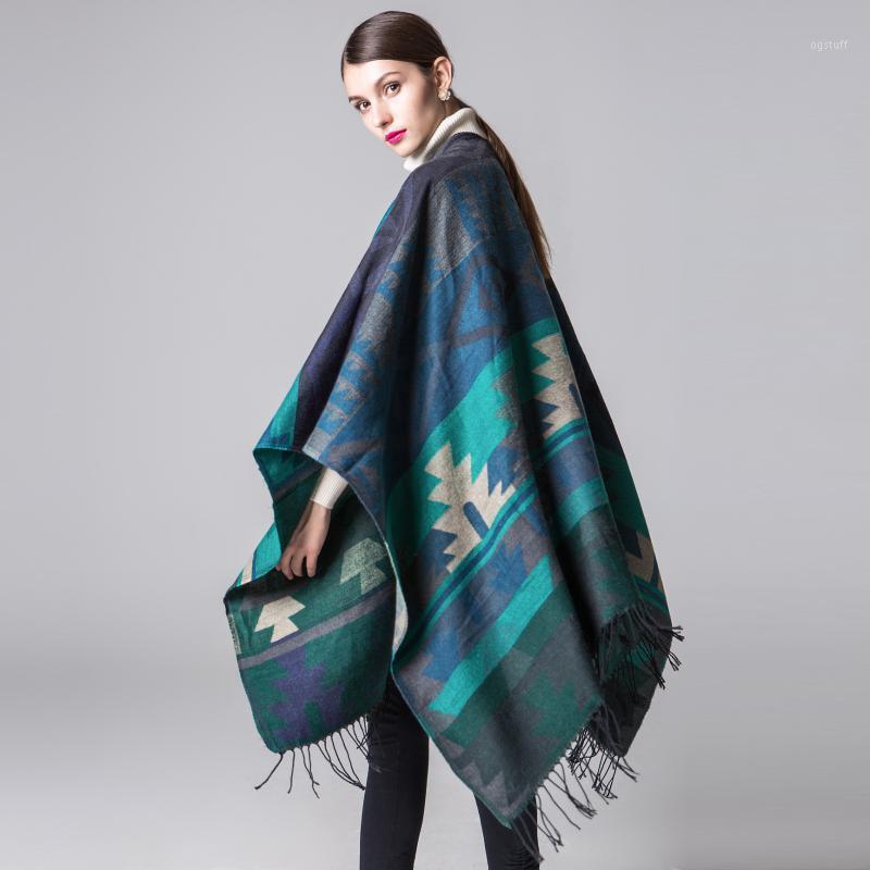 Scarves Fashion Brand Geometric Extended And Thickened Cashmere Scarf Long Green Autumn Winter, Blue;gray
Scarves Fashion Brand Geometric Extended And Thickened Cashmere Scarf Long Green Autumn Winter, Blue;gray