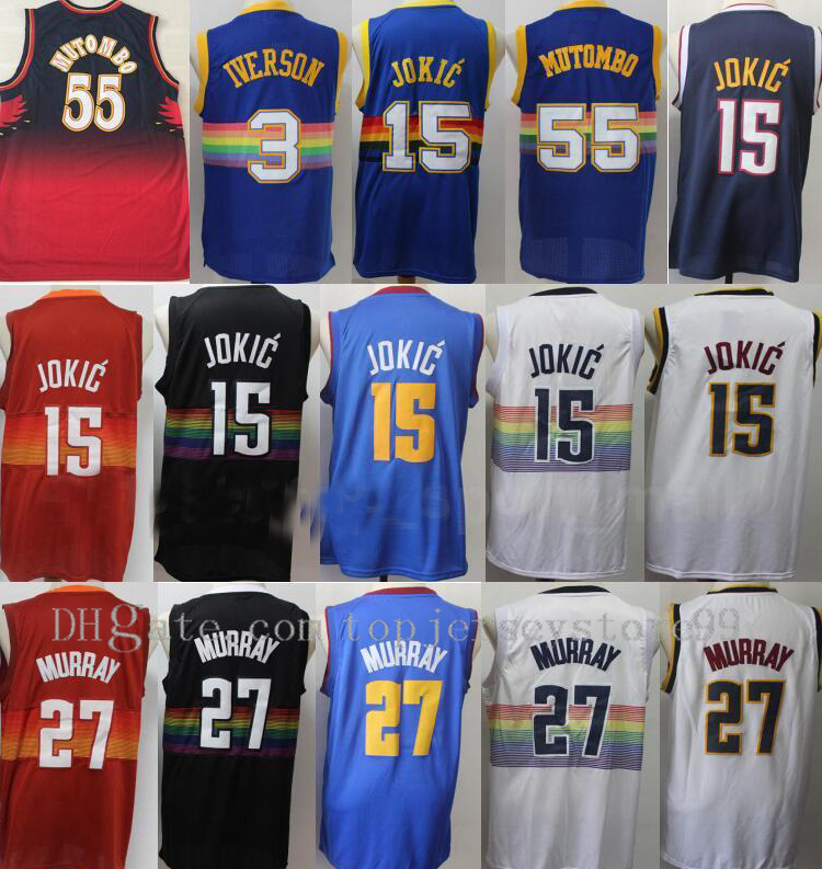 Professiona lMen Basketabll Edition Earned City Dikembe Mutombo Jersey 55 Jamal Murray 27 Nikola 15 Team Navy Blue White Purple Red S-2XL
Professiona lMen Basketabll Edition Earned City Dikembe Mutombo Jersey 55 Jamal Murray 27 Nikola 15 Team Navy Blue White Purple Red S-2XL