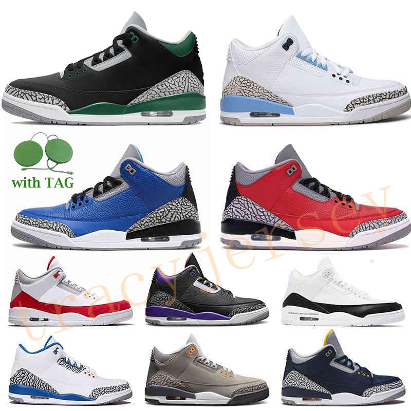 With Box Tag Jumpman 3s retro 3 men basketball shoes Racer Blue 2 A Ma Maniere Fire Red Court Purple Midnight Navy mens trainers sports snea
With Box Tag Jumpman 3s retro 3 men basketball shoes Racer Blue 2 A Ma Maniere Fire Red Court Purple Midnight Navy mens trainers sports snea