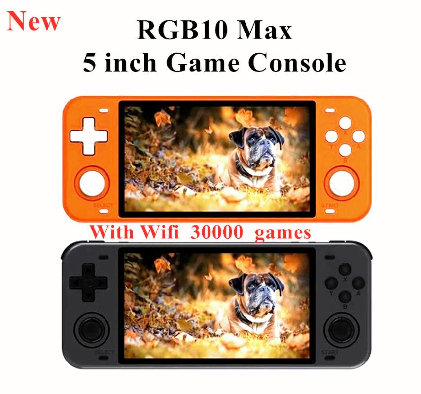 Portable Game Players 5-inch RGB10 Max Retro Console RK3326 Chip Double Rocker With Wifi PS1 N64 Video Handheld Player Gifts
Portable Game Players 5-inch RGB10 Max Retro Console RK3326 Chip Double Rocker With Wifi PS1 N64 Video Handheld Player Gifts