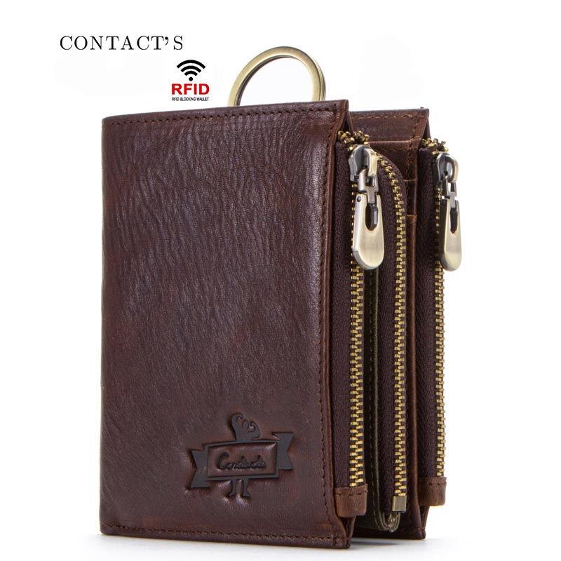 Men's Leather Wallet First Layer Cowhide RFID Anti-theft Brush Coin Purse Card Holder Wallets, Red;black
Men's Leather Wallet First Layer Cowhide RFID Anti-theft Brush Coin Purse Card Holder Wallets, Red;black