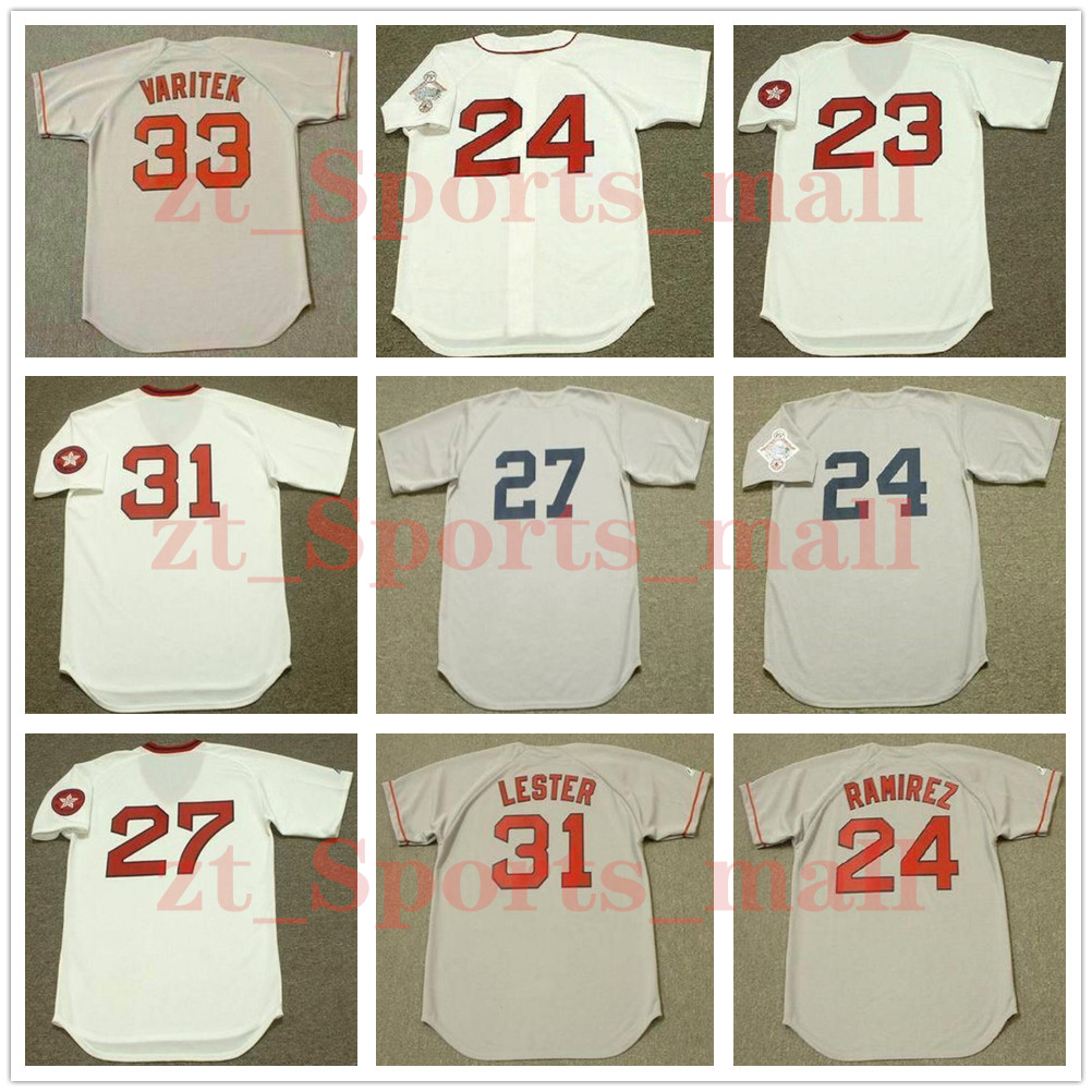 Boston Vintage Baseball Jersey DENNIS OIL CAN BOYD 1987 TIANT DWIGHT EVANS 1975 RAMIREZ TONY CONIGLIARO 1967 BOGGS FISK JENKINS LESTER LOWE VARITEK, As shown in illustration
Boston Vintage Baseball Jersey DENNIS OIL CAN BOYD 1987 TIANT DWIGHT EVANS 1975 RAMIREZ TONY CONIGLIARO 1967 BOGGS FISK JENKINS LESTER LOWE VARITEK, As shown in illustration