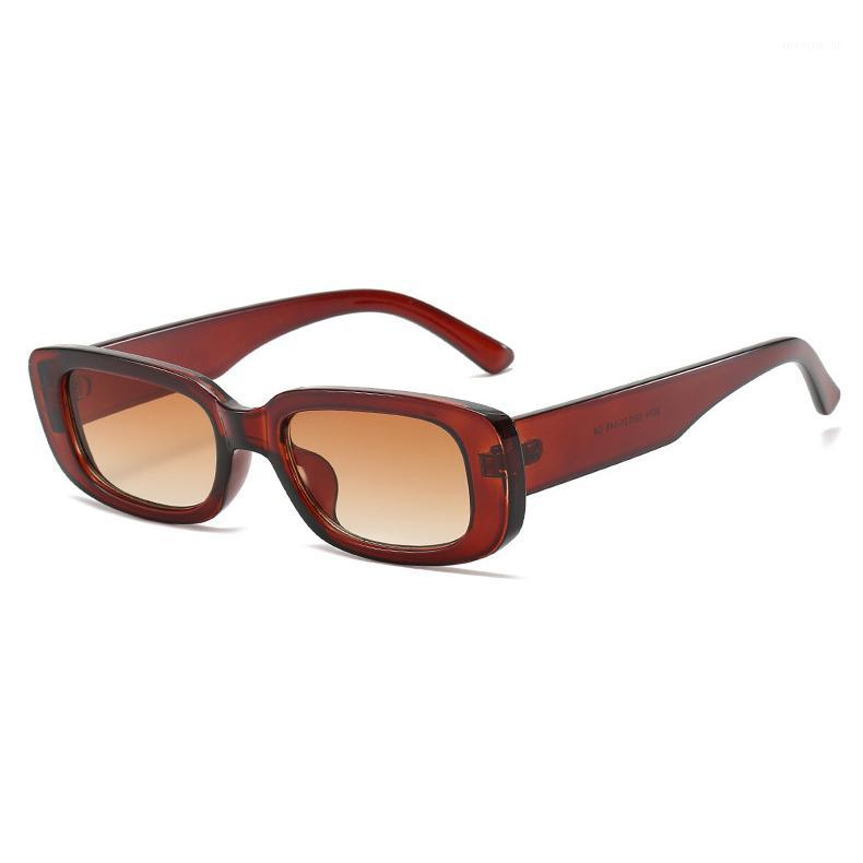 Rectangle Women Sunglasses Retro Fashion Brand Designer UV400