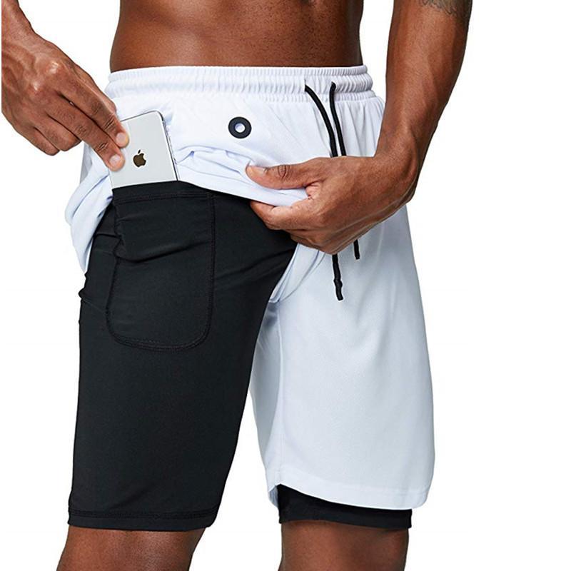 Sports Casual Shorts Men's Double-Layer Fake Two-Piece Quick-Dry Fitness Zip Pocket Sport Men, Black
Sports Casual Shorts Men's Double-Layer Fake Two-Piece Quick-Dry Fitness Zip Pocket Sport Men, Black