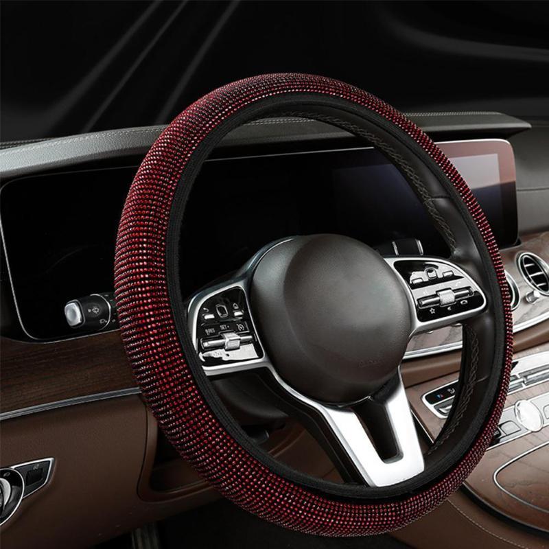 Steering Wheel Covers Car Cover Luxury Crystal Colorful Rhinestone Fit For 37-38cm V0T7
Steering Wheel Covers Car Cover Luxury Crystal Colorful Rhinestone Fit For 37-38cm V0T7