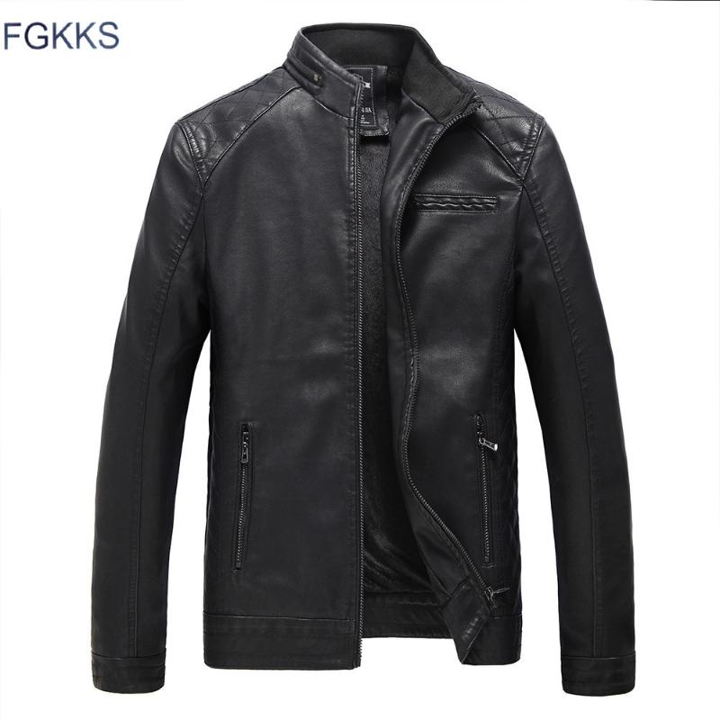 Motorcycle Leather Jackets Men Autumn And Winter Clothing Male Business Casual Coats Men's & Faux, Black
Motorcycle Leather Jackets Men Autumn And Winter Clothing Male Business Casual Coats Men's & Faux, Black
