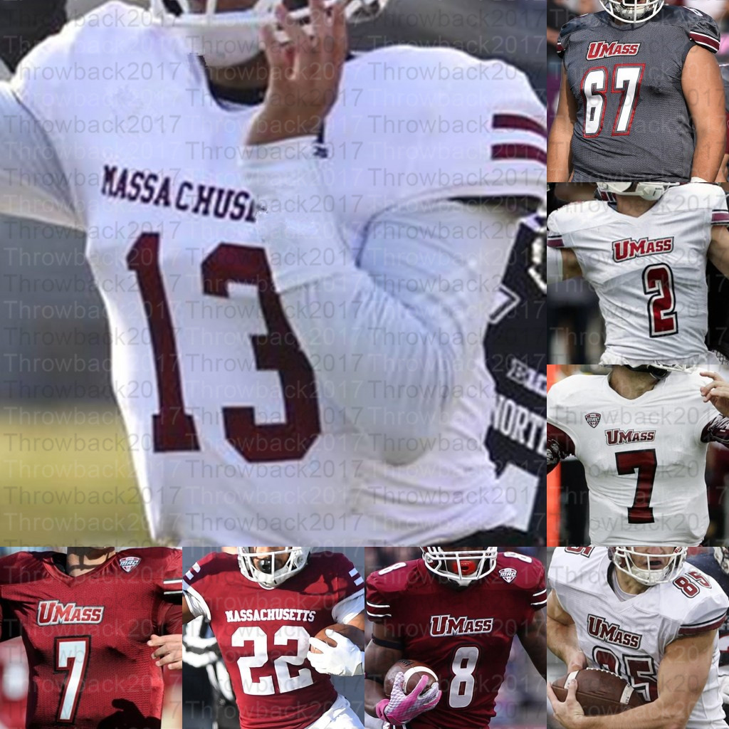 Custom UMass Massachusetts College Football Jerseys Randall West Andrew Brito Victor Cruz Bilal Ally Zak Simon Sadiq Palmer Roberson, Red i
Custom UMass Massachusetts College Football Jerseys Randall West Andrew Brito Victor Cruz Bilal Ally Zak Simon Sadiq Palmer Roberson, Red i