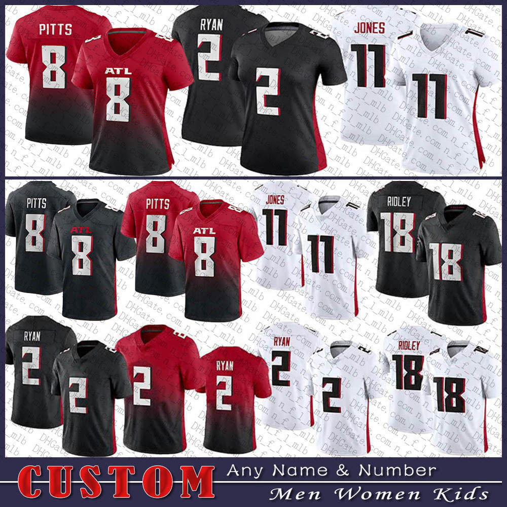 8 Kyle Pitts 11 Julio 45 Deion Jones Football Jersey 2 Matt Ryan 21 Todd Gurley 97 Grady Jarrett 76 Kaleb McGary 85 Smith 18 Ridley Custom Men Women Kids Atlanta Falcon, Shown
8 Kyle Pitts 11 Julio 45 Deion Jones Football Jersey 2 Matt Ryan 21 Todd Gurley 97 Grady Jarrett 76 Kaleb McGary 85 Smith 18 Ridley Custom Men Women Kids Atlanta Falcon, Shown