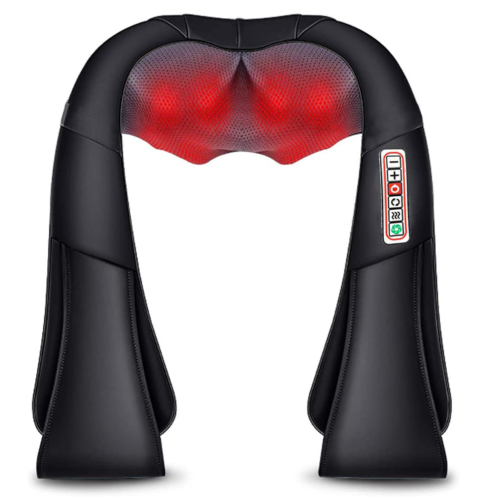 3D kneading Shiatsu Cervical Back Neck Massager Shawl Electric Roller Heat Device Manual China Home Car Shoulder Massage
3D kneading Shiatsu Cervical Back Neck Massager Shawl Electric Roller Heat Device Manual China Home Car Shoulder Massage