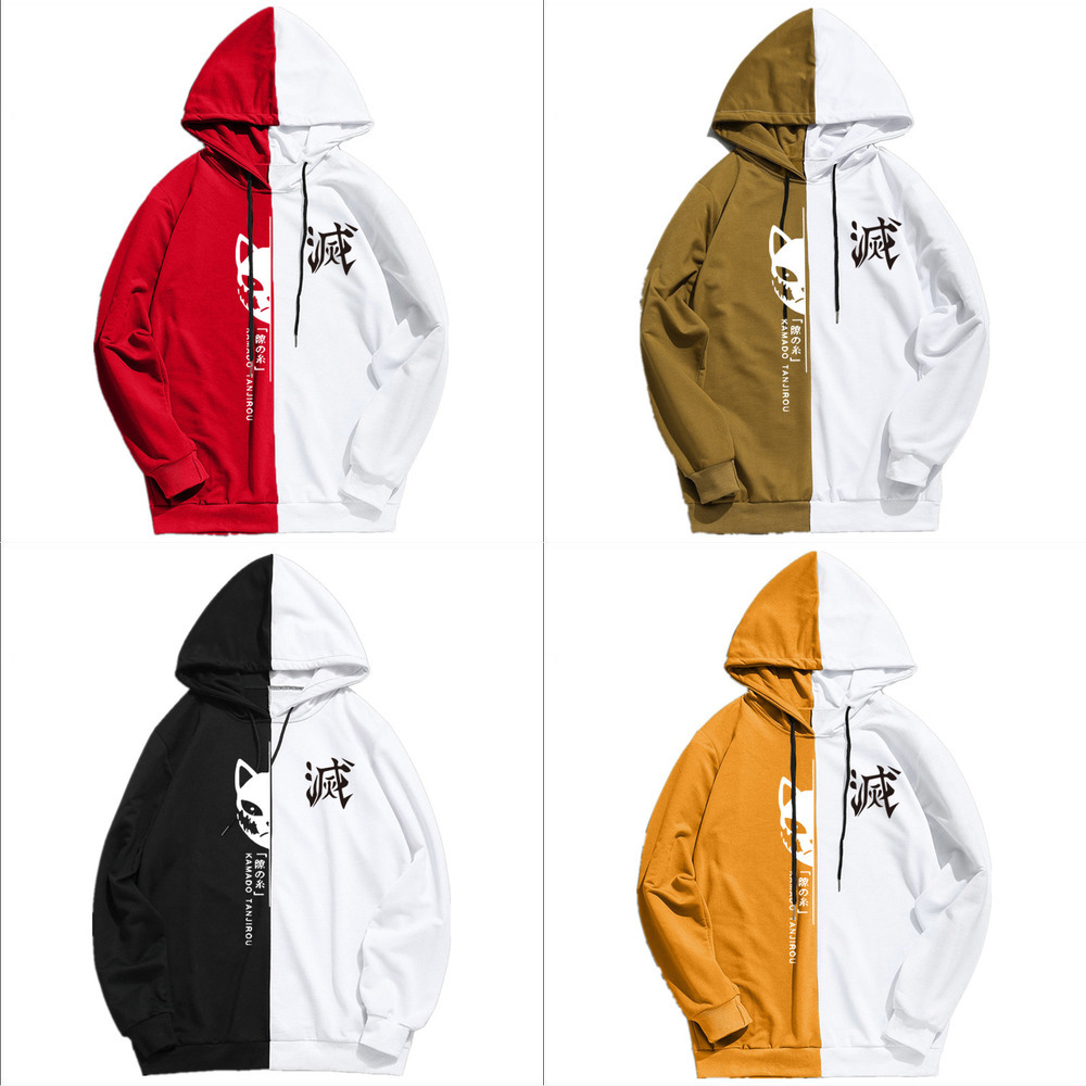 Summer Anime Demon Slayer Men's Sportswear Hoodie Tanjiro Print Printing Double Color Hoodies Sweatshirt Harajuku Thin Clothing Y0728, Packing bag
Summer Anime Demon Slayer Men's Sportswear Hoodie Tanjiro Print Printing Double Color Hoodies Sweatshirt Harajuku Thin Clothing Y0728, Packing bag