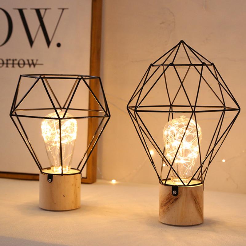 Table Lamps Modern Wooden Base Lamp Iron Art Copper Wire Bulb Night Desk Lights Bedroom Bedside Reading Light For Christmas Gift
Table Lamps Modern Wooden Base Lamp Iron Art Copper Wire Bulb Night Desk Lights Bedroom Bedside Reading Light For Christmas Gift