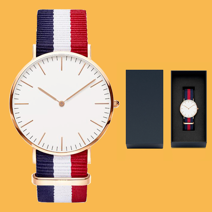 4-4Mens watches ladies watch couple stainless steel dial simple designer sports fashion montre de luxe nylon strap 36mm40mm, No watch
4-4Mens watches ladies watch couple stainless steel dial simple designer sports fashion montre de luxe nylon strap 36mm40mm, No watch