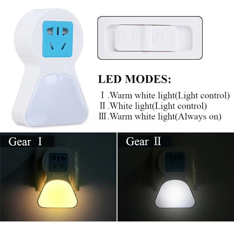 Night Lights 2021 5W Socket LED Lamp Sensor Bedroom Wall Plug USB Energy Saving Light Blubs
Night Lights 2021 5W Socket LED Lamp Sensor Bedroom Wall Plug USB Energy Saving Light Blubs