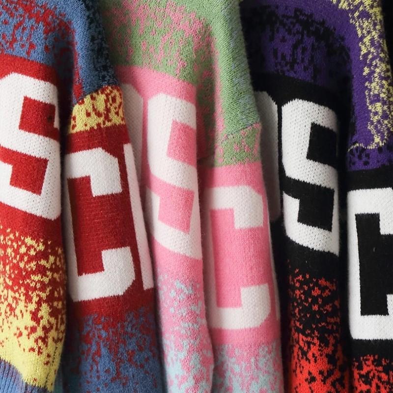 Women's Sweaters O-neck Letter Streetwear Women Autumn Casual Tassel Knitted Pullovers