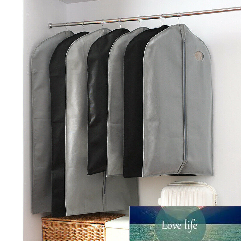 Hanging Clothing Covers Solid Suit Bag Moth Proof Garment Bags Breathable Zipper Dust Cover Storage Bags for Suit Dance Clothes Factory price expert d