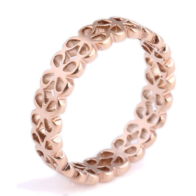 Wedding Rings Classic Flower Hollow Finger For Women Rose Gold Band Ring Anel Bijoux Bague Valentine's Day Gifts CA2103
Wedding Rings Classic Flower Hollow Finger For Women Rose Gold Band Ring Anel Bijoux Bague Valentine's Day Gifts CA2103