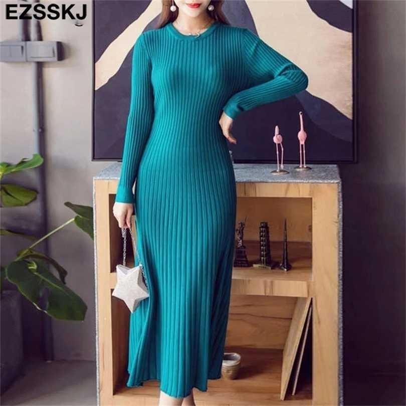 elegant Long sleeve OL O-neck long Sweater dres Thick knit Autumn Winter female Slim A-line basic casual 211109, Beige
elegant Long sleeve OL O-neck long Sweater dres Thick knit Autumn Winter female Slim A-line basic casual 211109, Beige