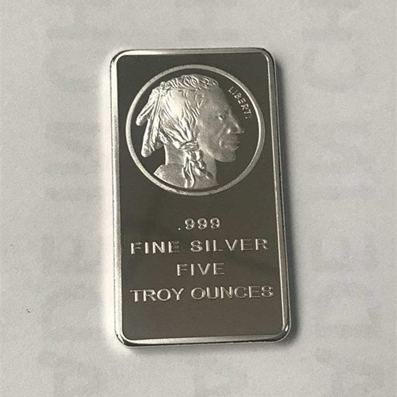 100 Pcs Non Magnetic Coin Indian Buffalo Silver Plated 1 OZ Badge Ox Animal 58 x 28 Mm Bullion Home Decoration Collectible USA Souvenir Bar
100 Pcs Non Magnetic Coin Indian Buffalo Silver Plated 1 OZ Badge Ox Animal 58 x 28 Mm Bullion Home Decoration Collectible USA Souvenir Bar