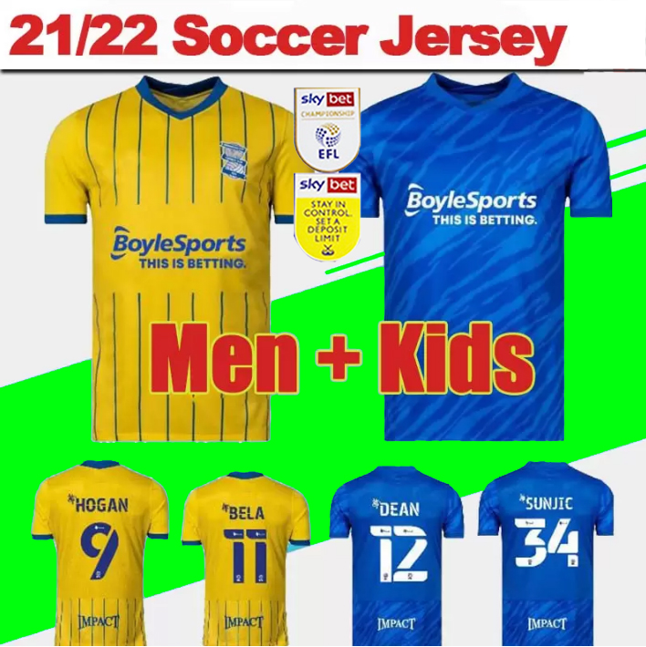 21/22 Birmingham soccer Jerseys City #9 HOGAN #11 BELA Home blue Jersey #12 DEAN #3 PEDERSEN Away yellow Shirt 2021 2022 Men kids #34 SUNJIC football shirts Uniforms, 21 22 home patch
21/22 Birmingham soccer Jerseys City #9 HOGAN #11 BELA Home blue Jersey #12 DEAN #3 PEDERSEN Away yellow Shirt 2021 2022 Men kids #34 SUNJIC football shirts Uniforms, 21 22 home patch