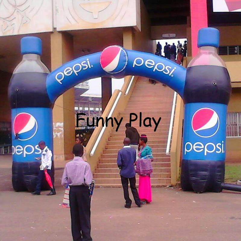 High Quality Inflatable Wine Bottle Arch, Shaped Drinking Can For Event Tents And Shelters