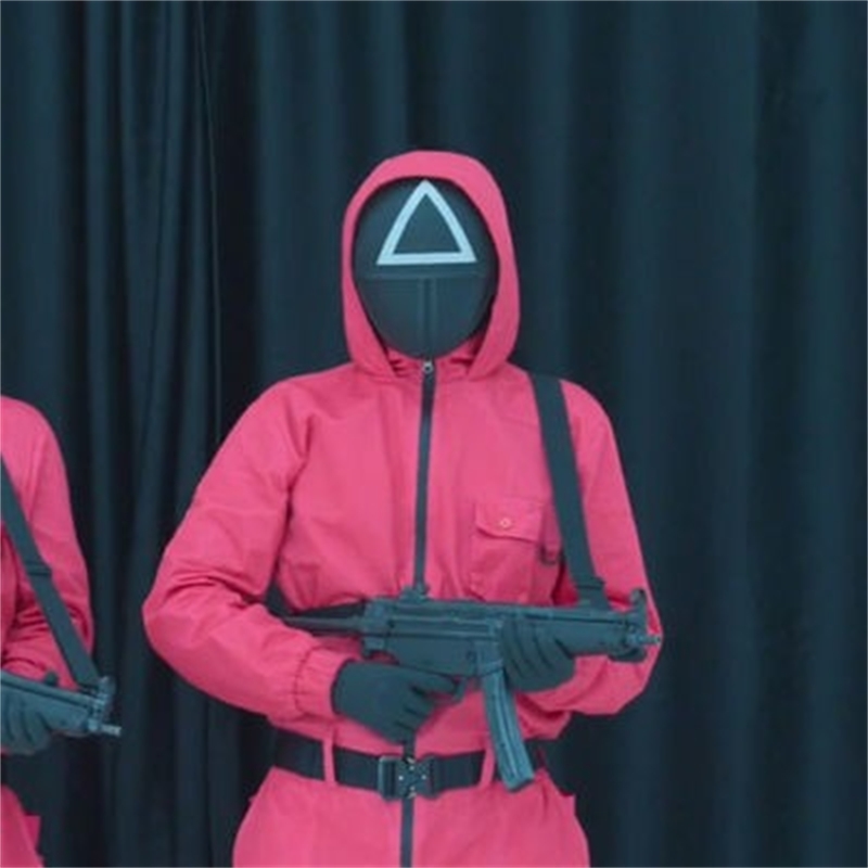 2021Korean drama cos squid game Cosplay one-piece clothes, Squid game red bodysuit + belt
2021Korean drama cos squid game Cosplay one-piece clothes, Squid game red bodysuit + belt